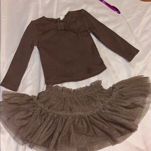 GAP Taupe Baby Outfit